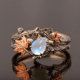 Moonstone Gold Ring