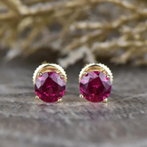 Ruby Stud Earring