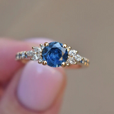 Tanzanite Gold Ring