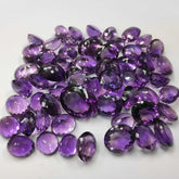 Natural Amethyst gemstone oval