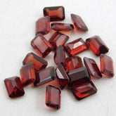 Natural Red Garnet Octagon