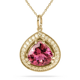 Pink Tourmaline Pendant