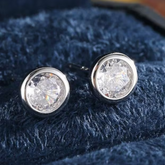 Moissanite Stud Earring
