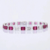 Natural Pink Tourmaline Bracelet