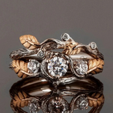 Natural Moissanite Ring