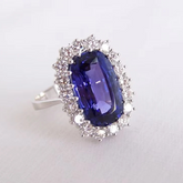White Gold Tanzanite Ring