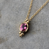 Pink Tourmaline Pendant