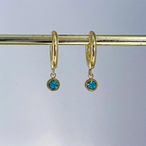 Blue Topaz Earring