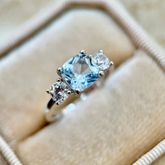 Unique Aquamarine Ring