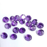 Purple Amethyst Round Faceted
