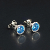 Blue Topaz Earrings