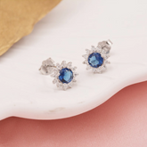 Blue Sapphire Earring