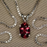 Red Garnet Pendant