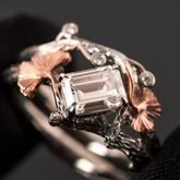 Genuine Morganite Ring