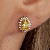 Citrine Earring