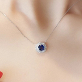 Blue Sapphire Pendant