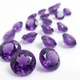 Purple Amethyst Round Faceted Cut Amethyst Gemstone 3 mm To 10 mm Loose Gemstone