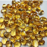 Natural Citrine Oval Cut Loose Gemstone, 5-10 Carat AAA Quality Golden Citrine for Jewelry Making, Wholesale Faceted Citrine Lot