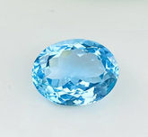 Natural Swiss Blue Topaz Gemstone, 9.20 Carts Beautiful Oval , For jewellery Making (14.3x11.2x7mm)