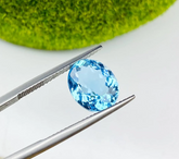 100% Natural Swiss Blue Topaz Gemstone, 5.50 Carts Beautiful Oval , For jewellery Making (11.5x9.4x6mm)