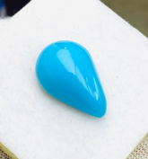 Natural Turquoise Oval 8.30 Carts, Rare Arizona Turquoise Cabochon Loose Gemstone, 16.5x12.4x8mm, For Jewelry Making.