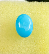 Natural Turquoise Oval 12.30 Carts,Rare Arizona Turquoise Cabochon Loose Gemstone, 15.5x11.5x10.5mm, For Jewelry Making.