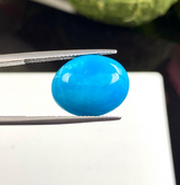 Beautiful Natural Turquoise Oval 8.40 Carts,Rare Arizona Turquoise Cabochon Loose Gemstone, 17x13x5.7mm, For Jewelry Making.