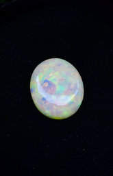 Natural Opal Oval Gemstone 26.40 Carts| Rainbow Fire, October Birthstone, Jewellery Making (25.5x21x10mm)