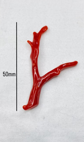 Natural Red Coral Branch Pendant, Organic Red Coral Jewelry Finding, 10 Carats Natural Ocean-Inspired Statement Piece