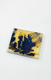 Natural Dendritic Agate Cabochon- Loose Stone for Wire Wrapping Jewelry Making-15x12.50x2 MM